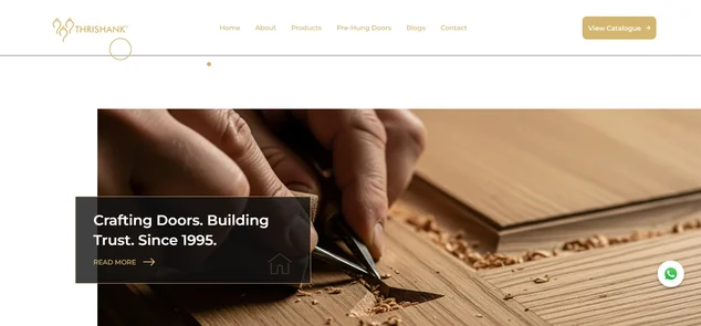 The Thrishank Doors & Ply website